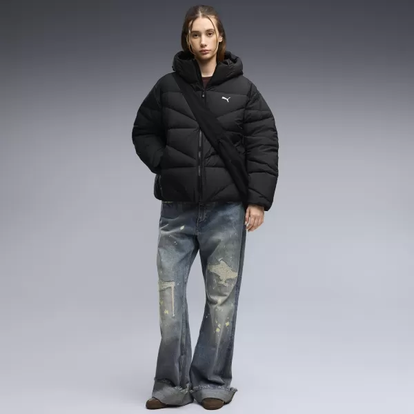  Ženski kaput PUMA HOODED DOWN PUFFER JACKET W 69458001 PUMA CRNA 