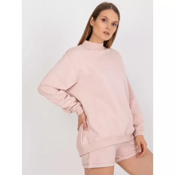  Ženski sweatshirt BASIC FEEL GOOD AP-BL-A-R001 JARKO RUŽIČASTA 