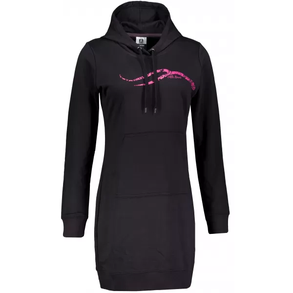  Ženska produžena majica ALTISPORT ALW001419 CRNO RUŽIČASTA 
