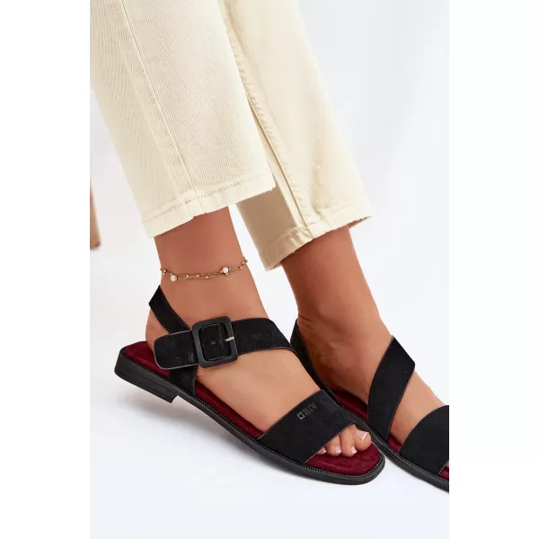  Ženske sandale BIG STAR SHOES TT274490 CRNA 