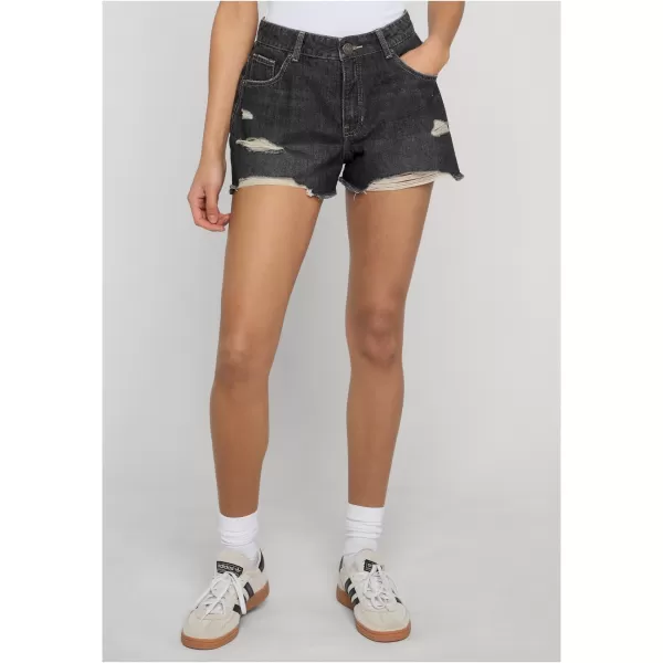 Ženske kratke hlače URBAN CLASSICS TB8193 CRNO OPRANO 