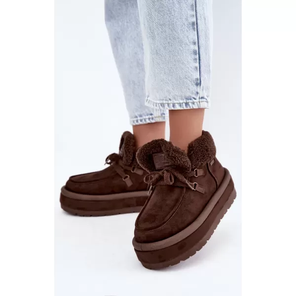  Ženske cipele BIG STAR SHOES UU274214 SMEĐE/BEŽ SJENE 