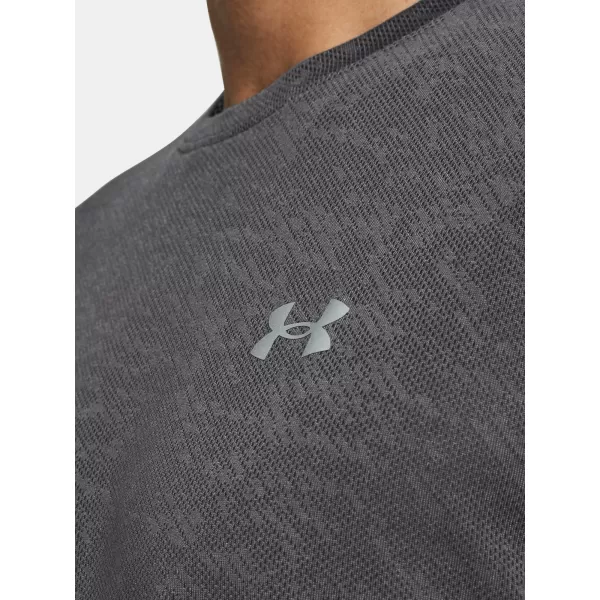  Muška majica kratkih rukava UNDER ARMOUR LAUNCH CAMO SHORTSLEEVE 1386681-025 SIVA 