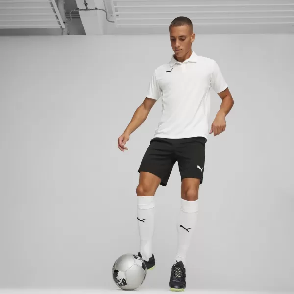  Muška majica s kragnom PUMA TEAMGOAL POLO 658771-04 PUMA BIJELA/CRNA/PERJE SIVA 