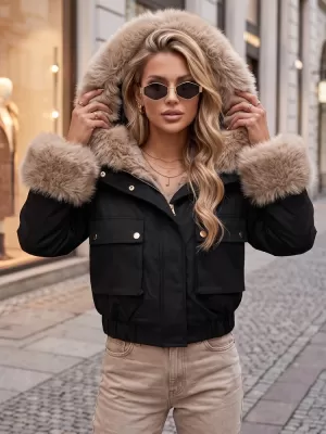 Ženska jakna DSTREET TY5835 CRNA