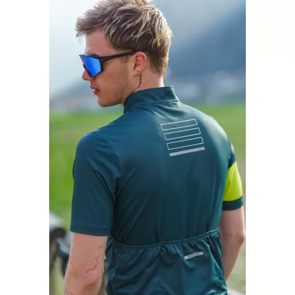  Muški biciklistički dres NORDBLANC CAMEL NBSMF8079 ZELENA 
