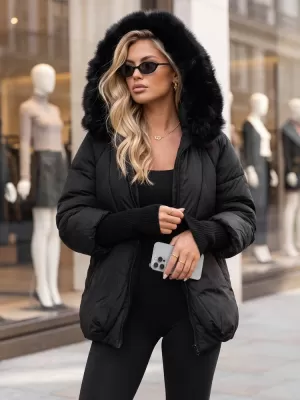 Ženska jakna DSTREET TY5995 CRNA