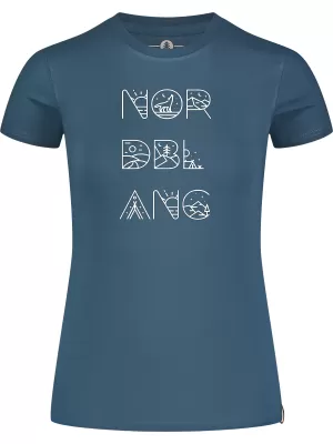Ženska majica kratkih rukava NORDBLANC RESCUE NBSLT8178 PLAVA