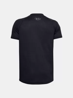 Majica za dječake UNDER ARMOUR TECH COLORBLOCK SS 1357548-001 CRNA