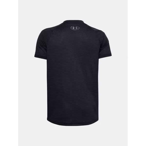  Majica za dječake UNDER ARMOUR TECH COLORBLOCK SS 1357548-001 CRNA 