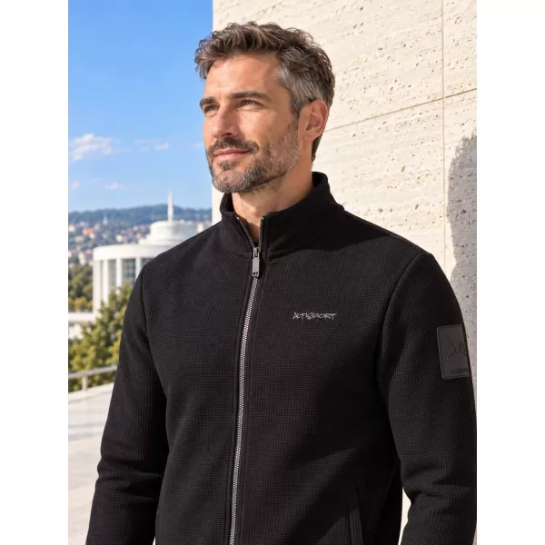  Muški sweatshirt ALTISPORT IMRAY CRNA 