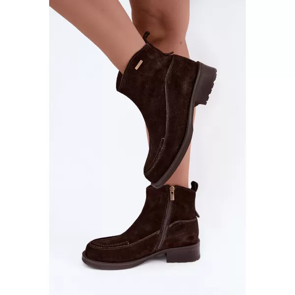  Ženske gležnjače BIG STAR SHOES UU274602 SMEĐE/BEŽ SJENE 