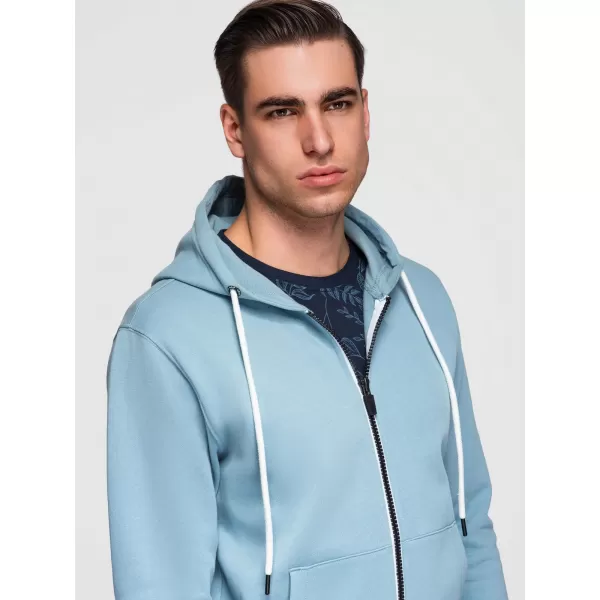  Muški sweatshirt OMBRE OM-SSBZ-0272 PLAVA 