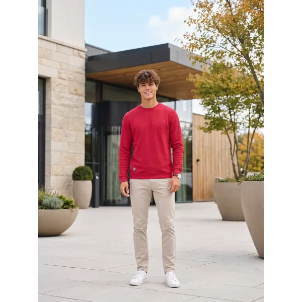  Muški sweatshirt ALTISPORT ICES TAMNOCRVENA 