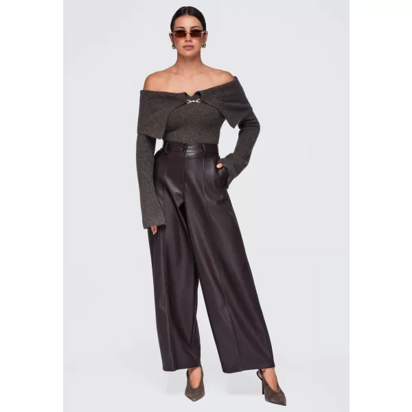  Ženski pulover OMBRE OW-SW-E0011 SMEĐA 