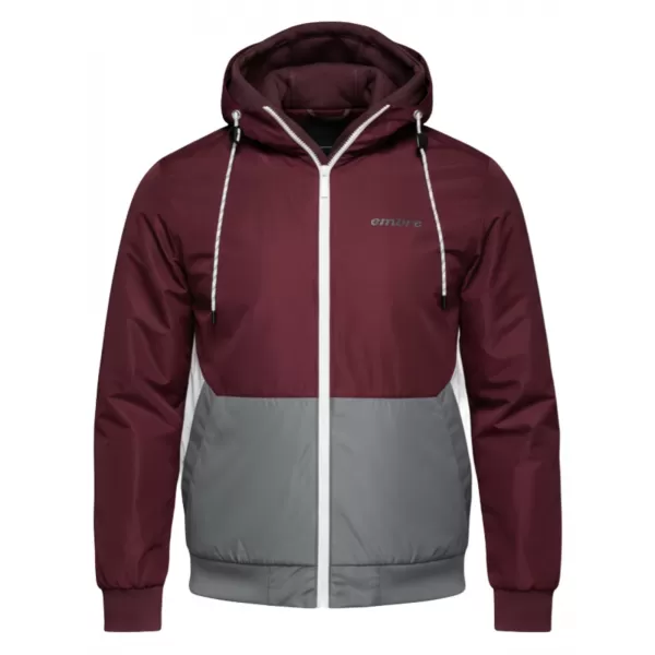  Muška jakna OMBRE C584 BORDO I SIVA 