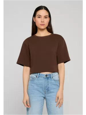Ženska majica kratkih rukava URBAN CLASSICS TB8288 SMEĐA