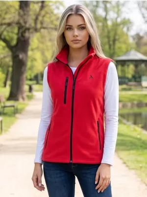 Ženski prsluk od flisa ALTISPORT ALW002525 CRVENA