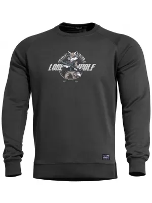Muški sweatshirt PENTAGON HAWK SWEATER LONE WOLF K09019-LO CRNA