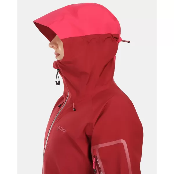  Ženska hardshell jakna KILPI MAMBA-W 1L0101KI TAMNOCRVENA 