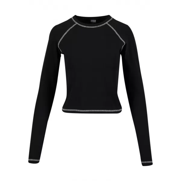  Ženska majica kratkih rukava URBAN CLASSICS TB7730 CRNA 