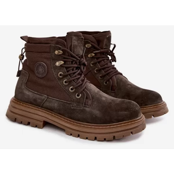  Muške cipele BIG STAR SHOES UU174254 SMEĐE/BEŽ SJENE 