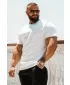 Muške majice NEBBIA MIKE MUSCLE FIT 158 BIJELA