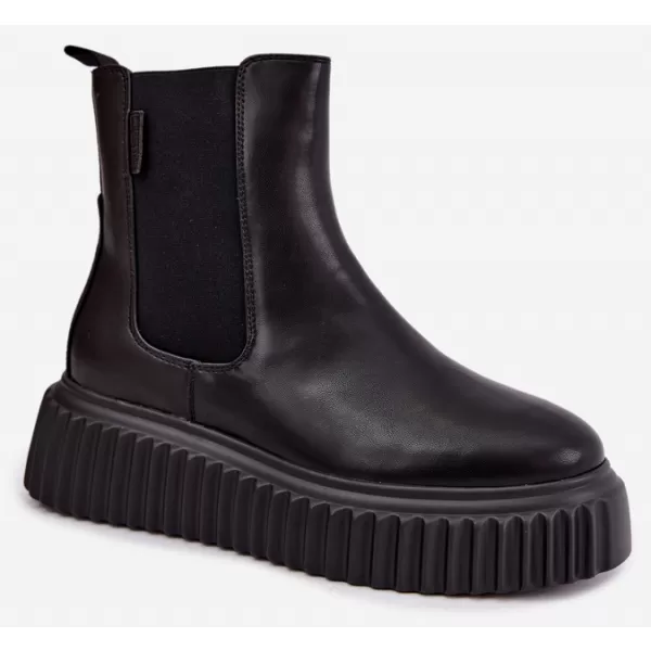  Ženske gležnjače BIG STAR SHOES UU274334 CRNA 