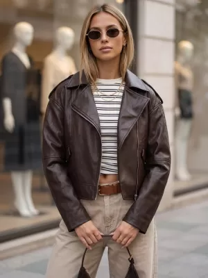 Ženska jakna DSTREET TY5920 SMEĐA