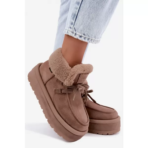  Ženski snjegovići BIG STAR SHOES UU274215 BEŽ 
