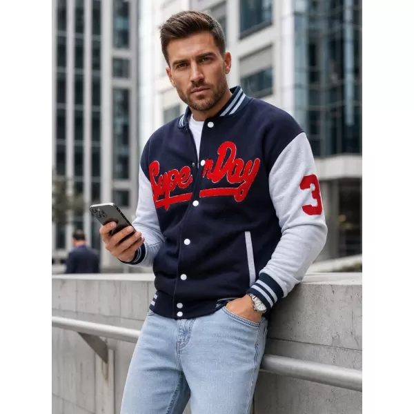  Muški sweatshirt DSTREET BX5443 TAMNOPLAVA 