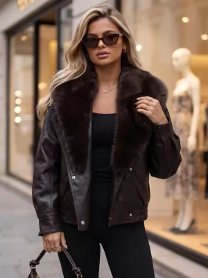 Ženska jakna DSTREET TY6027 SMEĐA