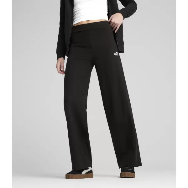  Ženske tajice PUMA ESS SMALL NO. 1 LOGO HIGH-WAIST STRAIGHT 68242801 PUMA CRNA 