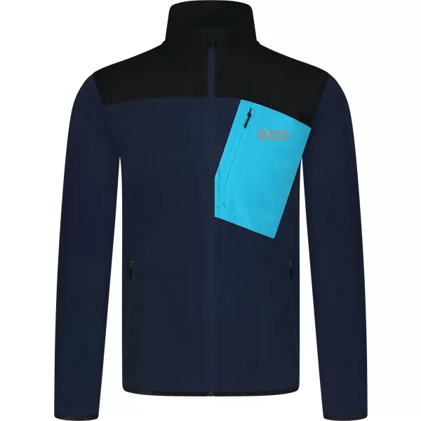  Muški lagani sweatshirt od flisa NORDBLANC CRACKLE NBSFM8373 TAMNOPLAVA 