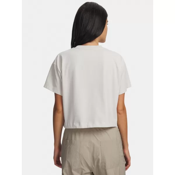  Ženska majica kratkih rukava UNDER ARMOUR BUNGEE HEM TEE 6010950-110 BIJELA 