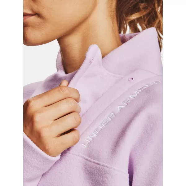  Ženski sweatshirt UNDER ARMOUR RECOVER FLEECE WRAP NECK 1356347-570 LJUBIČASTA 