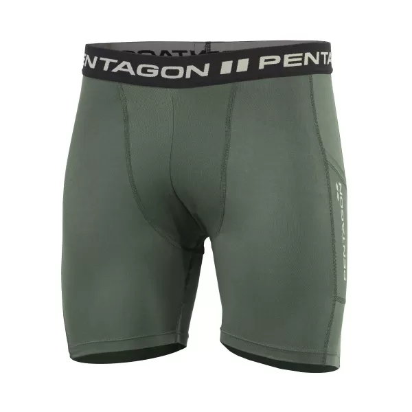  Muške bokserice PENTAGON APOLLO SHORTS K10001 KAMUFLAŽNO ZELENA 