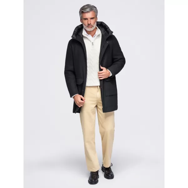  Muška parka OMBRE OM-COWC-0161 CRNA 