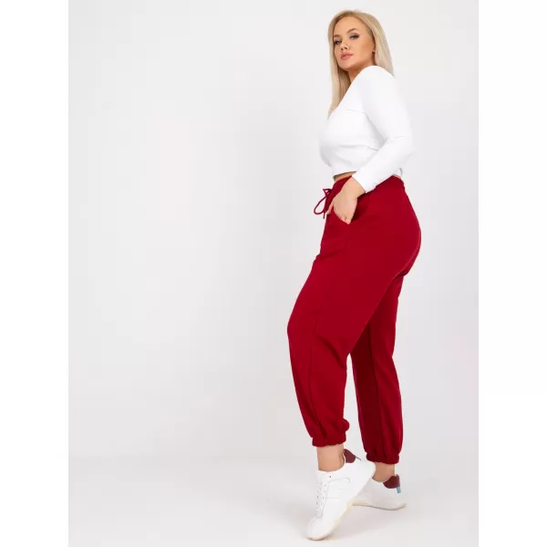  Ženske trenirke BASIC FEEL GOOD RV-DR-6331.86 TAMNOCRVENA 