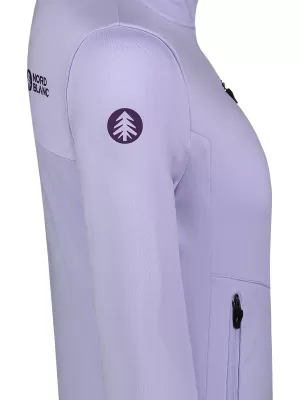 Ženska powerfleece majica NORDBLANC CRISP NBSFL8338 LJUBIČASTA