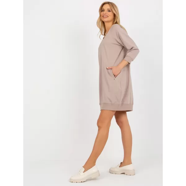  Haljina BASIC FEEL GOOD RV-SK-7203.35P TAMNO BEŽ 