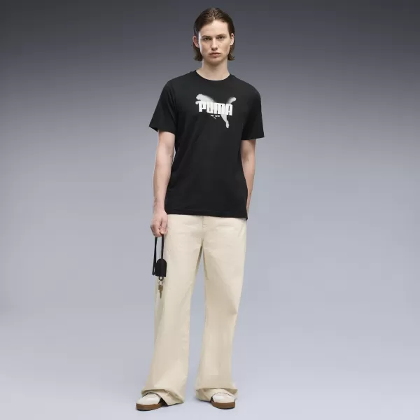  Muška majica kratkih rukava PUMA GRAPHICS TEE 69435501 PUMA CRNA 