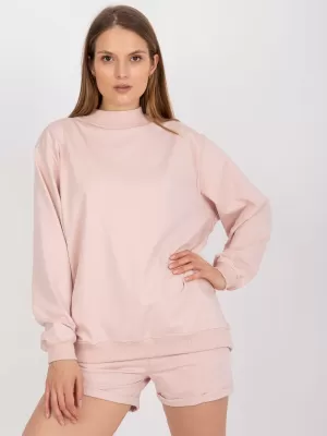 Ženski sweatshirt BASIC FEEL GOOD AP-BL-A-R001 JARKO RUŽIČASTA