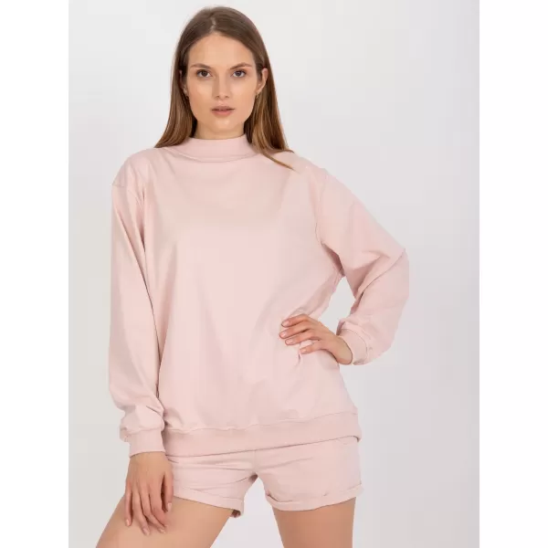  Ženski sweatshirt BASIC FEEL GOOD AP-BL-A-R001 JARKO RUŽIČASTA 