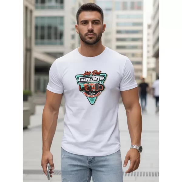  Muška majica kratkih rukava DSTREET NX5093R-WH BIJELA 