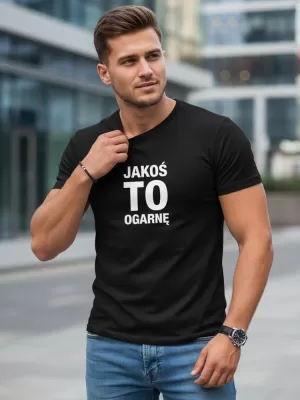Muška majica kratkih rukava DSTREET NX0116R-BK CRNA