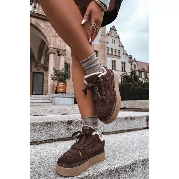  Ženske cipele BIG STAR SHOES UU274188 SMEĐE/BEŽ SJENE 