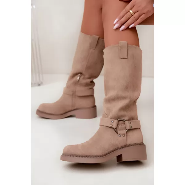  Ženske čizme BOTO LQ-163 KAKI 