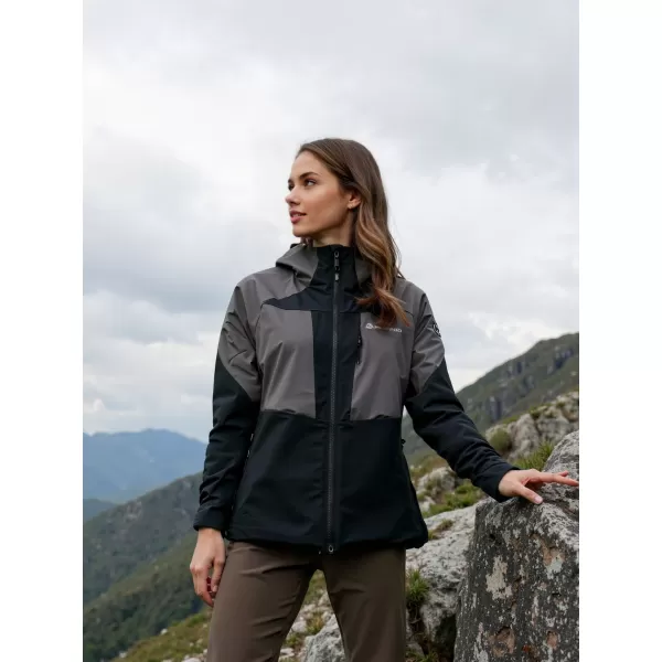  Ženska vanjska jakna ALPINE PRO TEMUNA CRNA 