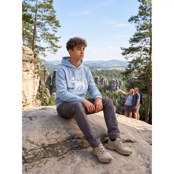 Dječji sweatshirt ALTISPORT ALM193422 NEBESKO PLAVO 